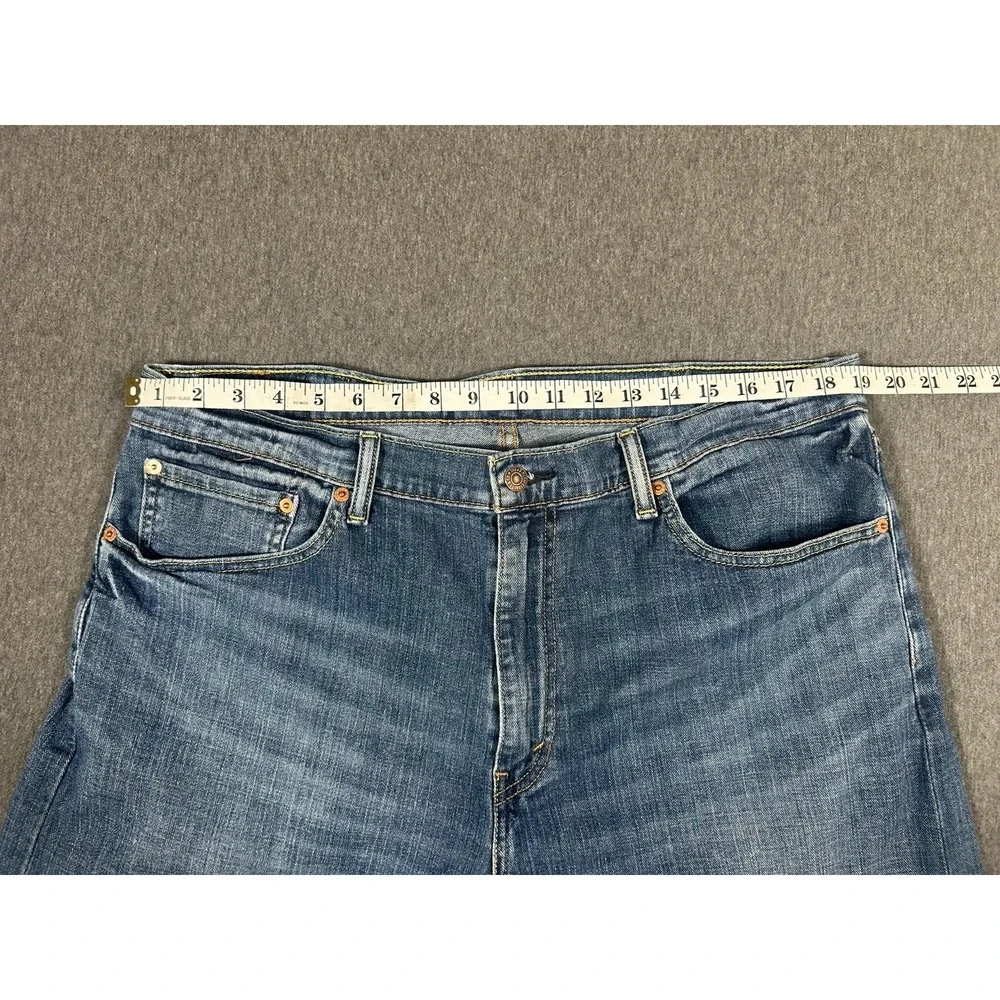 Levi's 505 Regular Fit Straight Leg Jeans 38x32 Medium Wash
